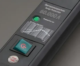 Brennenstuhl Premium-Line černá / Přepěťová ochrana / 6 zásuvek / 3 m / 60 000 A / 2x USB-A (1951160606)