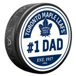 Mustang Puk Toronto Maple Leafs NHL #1 Dad Textured Puck