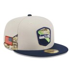 New Era Pánská kšiltovka Seattle Seahawks NFL 2023 Salute to Service 59FIFTY Fitted Velikost: 7