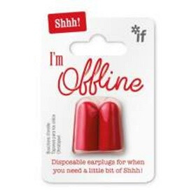 ŠPUNTY DO UŠÍ - ČERVENÁ