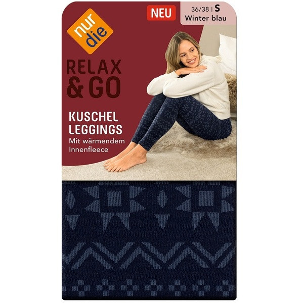 Dámské zimní legíny NUR DIE KUSHCHEL LEGGINGS NUR DIE šedá