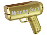 Mamido Střílející zlatá pistole na peníze - Money Gun bankovky