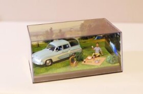 Diorama Piknik Wartburg combi - 1:43