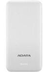 ADATA T10000 Power Bank 10000mAh bílá / 2x USB / 5V / 2A (AT10000-USBA-CWH)
