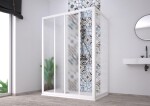 HOPA - Sprchové dveře ACRIL - PORTA NEW - Barva rámu - Bílá, Rozměr A - 120 - 130 cm OLNNC1FS130031