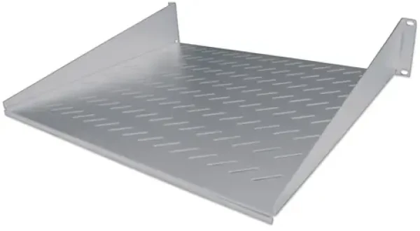 Intellinet Rack police šedá / Rack police / 19" / 2U / hloubka 400 mm / nosnost 25 kg (712224)