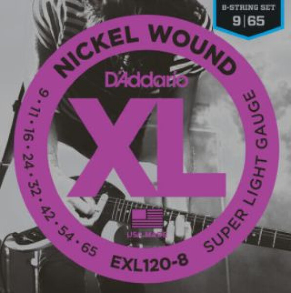 D'Addario EXL120-8 Super Light 8-String