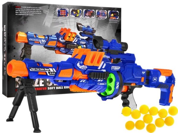 Mamido Dětský poloautomatický samopal na míčky Blaze Storm