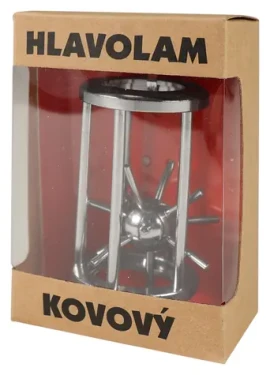 RAPPA Kovový hlavolam Ježek v kleci