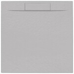 Sprchová vanička čtvercová SAT Fusion 90x90 cm litý mramor Gris Perla  SATFU9090GRP SATFU9090GRP
