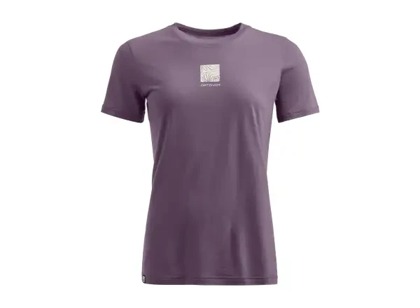 120 Cool Tec Abstract T shirt Women's Wild Berry - Ortovox 120 Cool Tec Abstract dámské triko Wild Berry vel. S