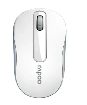 Rapoo M10+ bílá / bezdrátová optická myš / 1000 DPI / 2.4 Ghz / 3 tl. + kolečko / 1x AA baterie (6940056172990)