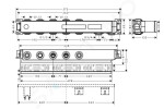 HANSGROHE - Montážní tělesa Základní těleso RainSelect pro 4 spotřebiče 15312180