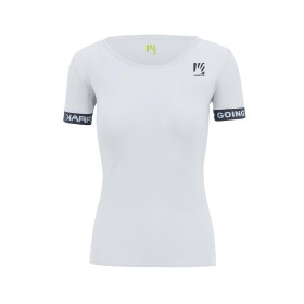 KARPOS W Easyfrizz T-Shirt, Bright White/Ombre Blue velikost: S