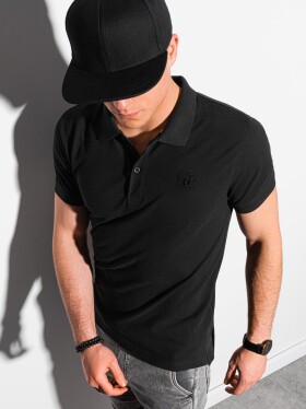 Ombre Polo trička S1374 Black