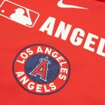 Nike Pánská mikina Los Angeles Angels MLB 2025 City Connect Authentic Therma Hoodie Velikost: S