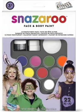 SNAZAROO Velká sada barev na obličej Party pack