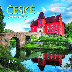 Kalendář 2027 nástěnný: ČESKÉ PAMÁTKY