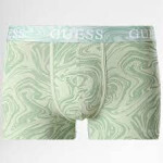 Pánské boxerky U3BG05K6YW0 P8AD zelenobílé Guess