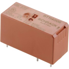 RT - výkonové relé pro DPS, 8 A, 2 x přepínací kontakty 230 V/AC TE Connectivity RT424730