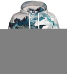 Aloha From Deer Shark Storm Hoodie H-K AFD430 Blue