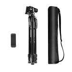 Puluz PU3096B černá / Stativ / 3D hlava 360° / držák telefonu / výška 55-139 cm / nosnost 3 kg (PU3096B)