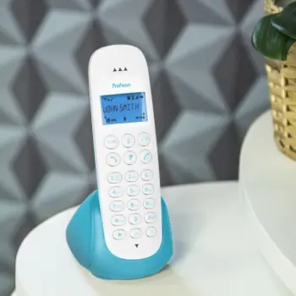 Profoon PDX300BW modrá / DECT telefon / 1 sluchátko / podsvícený displej / handsfree (PDX300BW)