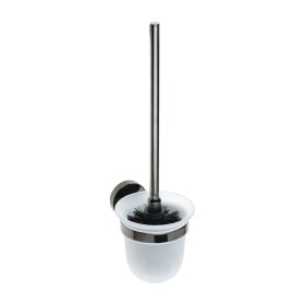 HOPA - WC štetka, miska sklo, 95×360×140 mm - Barva - Hematit KDBE159113017