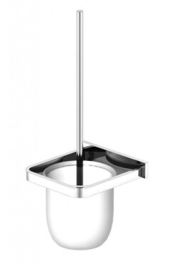 STEINBERG - 450 WC štětka nástěnná s držákem, bílé sklo/chrom 450 2901