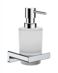 HANSGROHE - AddStoris Dávkovač mýdla s držákem, matné sklo/chrom 41745000