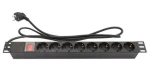 Good Connections PDU 19" černá / PDU / 8x zásuvka / 16 A / 3800 W / 1,8 m (GC-N0076)
