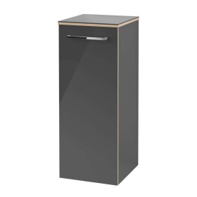 VILLEROY & BOCH - Avento Boční skříňka, 35x89x37 cm, 1 dvířka, Crystal Grey A89501B1