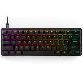 SteelSeries Apex Pro Mini černá / Herní klávesnice / mechanická / OmniPoint 2.0 / RGB / USB / DE layout (64822)