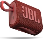 JBL GO 3 červená / Přenosný reproduktor / Bluetooth / výdrž 5 hodin / IPX7 (JBL GO3RED)