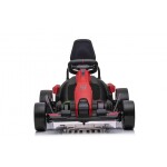 Mamido Dětská elektrická motokára Fast 3 Drift červená