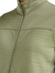 Dámská merino mikina ICEBREAKER Wmns 300 RealFleece Descender LS Zip, Lichen velikost: S