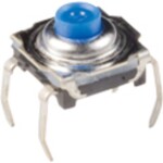 C & K Switches U811J85W3GE223 tlačítko 120 V, 28 V/DC 1 A 1x zap/(zap) červená (š x v) 15.24 mm x 12.70 mm 1 ks Bulk