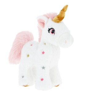 Keel Toys SE3063-1 Keeleco Jednorožec bílý - eko plyšová hračka 16 cm