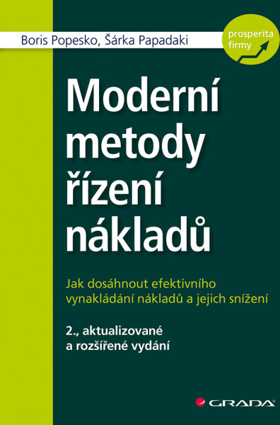 Moderní metody řízení nákladů - Šárka Papadaki