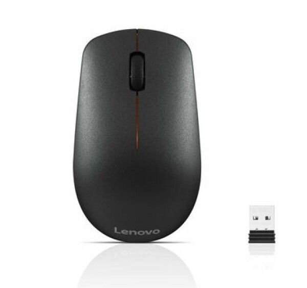 Lenovo 400 USB-A Wireless černá / Bezdrátová myš / 1200 DPI / USB-A 2.4GHz dongle / 1x AA (GY50R91293)