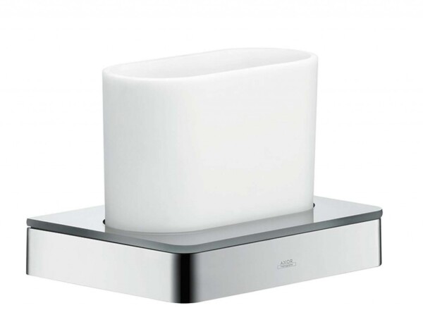 AXOR - Universal Sklenka na kartáčky a pastu s držákem, chrom 42834000