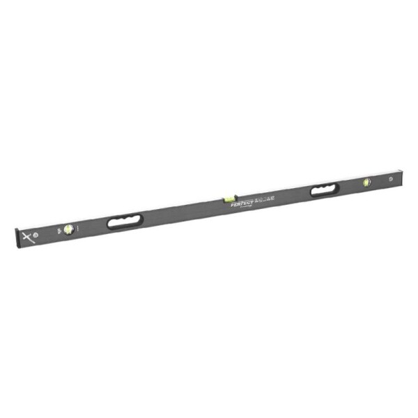 Vodováha hliníková frézovaná, třílibelová, 150 cm / 0°, 45°, 90°, STALCO PERFECT