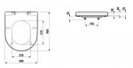 Laufen - Pro WC sedátko, odnímatelné, SoftClose, duroplast, bílá H8969513000001