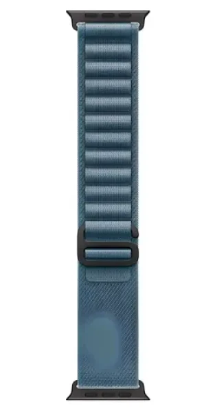 Apple Watch Alpine Loop 49mm Light Blue / Řemínek pro Apple Watch / Black Titanium / Small / 130–160 mm (MG9K4ZM/A)