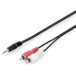 Oehlbach jack audio prodlužovací kabel [1x jack zástrčka 3,5 mm - 1x jack zásuvka 3,5 mm] 5.00 m černá pozlacené kontakty Oehlbac