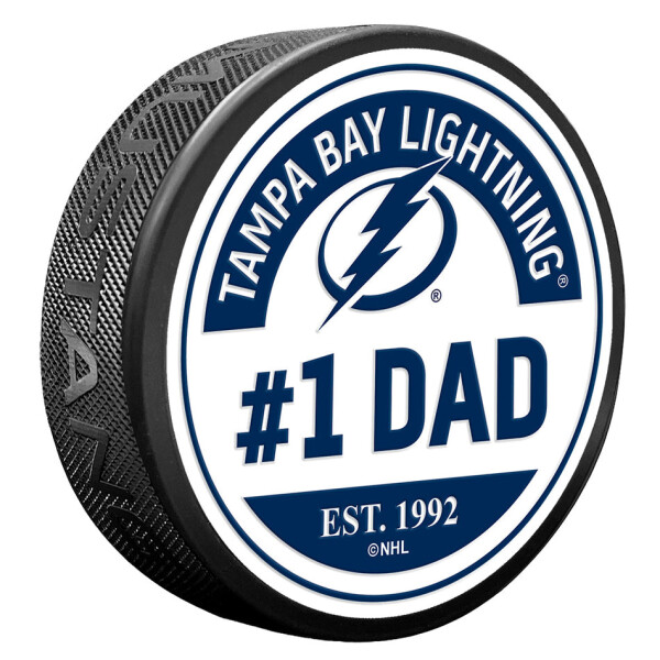 Mustang Puk Tampa Bay Lightning NHL #1 Dad Textured Puck