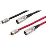 Monacor MCC-102/SW audio propojovací kabel [1x jack zástrčka 6,3 mm (stereo) - 1x jack zástrčka 6,3 mm (stereo)] 1 m čer