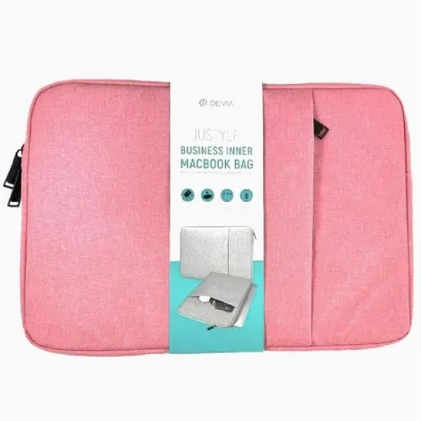Devia Justyle růžová / Pouzdro pro MacBook Pro 16" / M1/M2/M3/M4 (6938595348495)