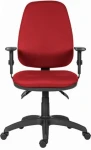 Powerton Anna červená / Kancelářské ergonomické křeslo / nosnost 120 kg (MKWPANKDCRVA)