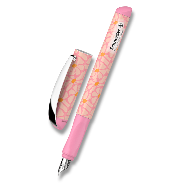 Bombičkové pero Schneider Glam 2024 - flowers/růžová